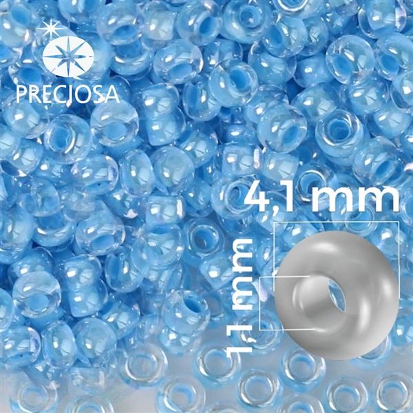 Preciosa Rocailles 6/0 4,1 mm Blau 38632 20 g