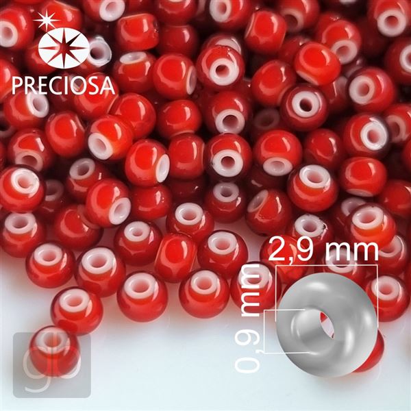 Preciosa CORNELIAN 8/0 2,9 mm Rot 93730 50 g