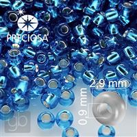 Preciosa Rocailles 8/0 2,9 mm Blau 67150 50 g