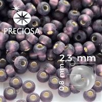 Preciosa Rocailles 9/0 2,6 mm Lila MATT 27060 50 g