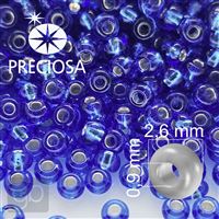 Preciosa Rocailles 9/0 2,6 mm Blau 37050 20 g