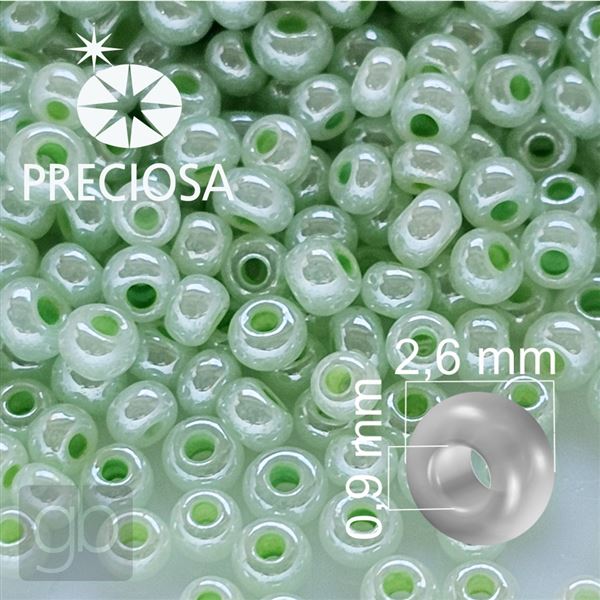 Preciosa Rocailles 9/0 2,6 mm Grn 37154 20 g