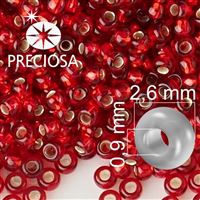 Preciosa Rocailles 9/0 2,6 mm Rot 97070 20 g