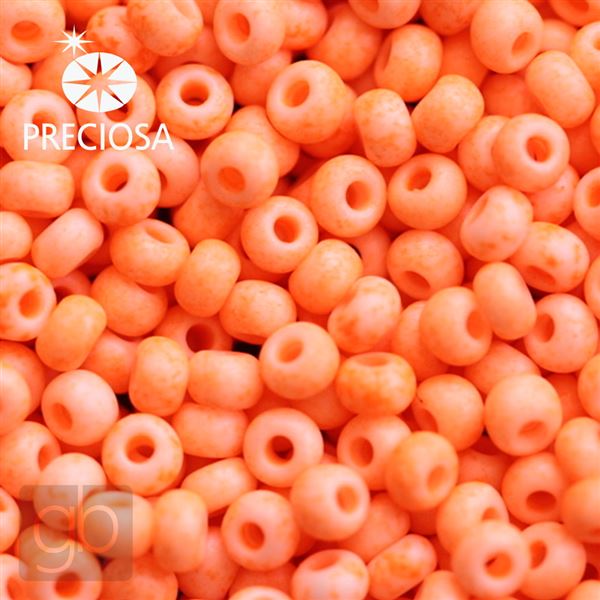 Preciosa Rocailles 9/0 2,6 mm Orange NEON 38789 20 g