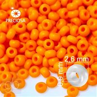 Preciosa Rocailles 9/0 2,6 mm Orange MATT 93140 20 g