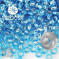 Preciosa Rocailles 9/0 2,6 mm Blau (PV9268) 20 g