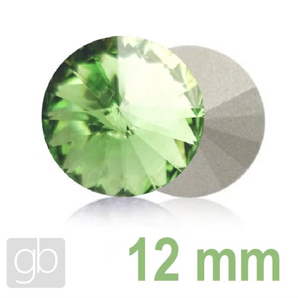 Rivoli R50 Grn Peridot 50520 12 mm