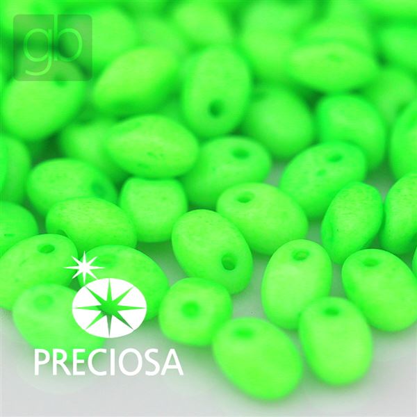 Preciosa SOLO 2,5 x 5 mm Grn NEON 03000-36756 10 g