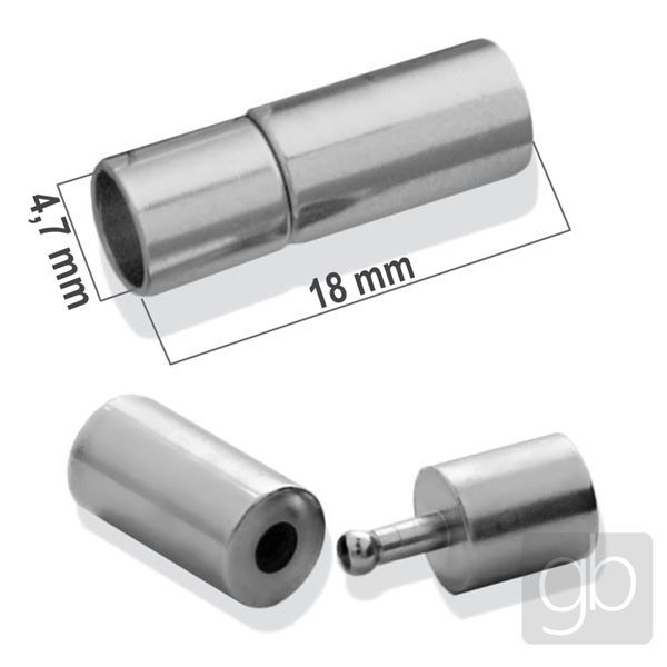 Magnetischer Verschluss PLATINE 18 x 5 mm